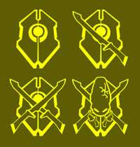 Halo Difficulty Level Stencils